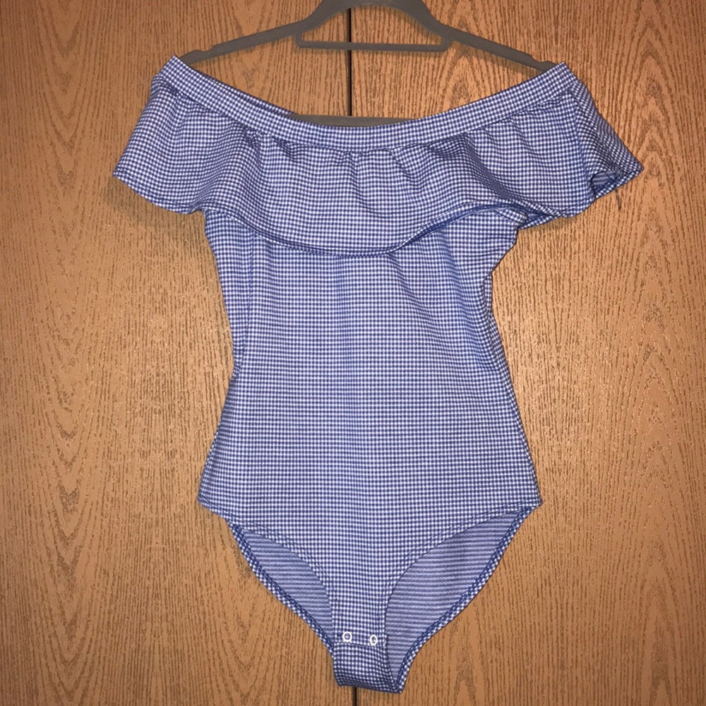 Off shoulder onesie